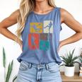 Baseball Player Collage Men Kids Coach Youth Boys Comfort Colors Tank Top Blue Jean