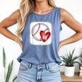 Bleached Custom Baseball Mom Number 68 Heart For Mom Comfort Colors Tank Top Blue Jean Bleached Custom Baseball Mom Number 68 Heart For Mom Comfort Colors Tank Top Blue Jean