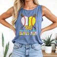 Bonus Mom Of Both Half Baseball Softball Ice Cream Drip Comfort Colors Tank Top Blue Jean Bonus Mom Of Both Half Baseball Softball Ice Cream Drip Comfort Colors Tank Top Blue Jean