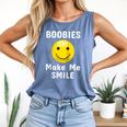 Boobies Make Me Smile Mardi Gras Raglan Baseball Tee Comfort Colors Tank Top Blue Jean