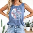 Christian Baseball Men Boy Player Team Religious Philippians Comfort Colors Tank Top Blue Jean