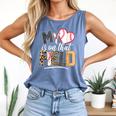 My Heart Is On That Field Mother's Day Baseball Mom Women Comfort Colors Tank Top Blue Jean My Heart Is On That Field Mother's Day Baseball Mom Women Comfort Colors Tank Top Blue Jean