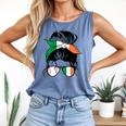 Ireland Baseball Mom Messy Bun Irish Baseball Girl Comfort Colors Tank Top Blue Jean Ireland Baseball Mom Messy Bun Irish Baseball Girl Comfort Colors Tank Top Blue Jean