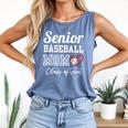 Senior Baseball Mom Class Of 2024 Baseball Player Son 2024 Comfort Colors Tank Top Blue Jean