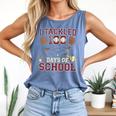 Women's 100 Days Of School Boys Kids Baseball Comfort Colors Tank Top Blue Jean Women's 100 Days Of School Boys Kids Baseball Comfort Colors Tank Top Blue Jean