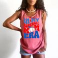 In My Baseball Mom Era Groovy Baseball Mother's Day US Flag Comfort Colors Tank Top Watermelon In My Baseball Mom Era Groovy Baseball Mother's Day US Flag Comfort Colors Tank Top Watermelon
