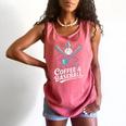 Coffee And Baseball Baseball Player Comfort Colors Tank Top Watermelon