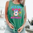 8th Birthday Baseball 8 Year Old Ice Cream Drip Boy Baseball Comfort Colors Tank Top Violet