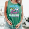Baseball Or Bows Big Brother Loves You Gender Pink Or Blue Comfort Colors Tank Top Violet