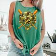 Baseball Camo Boys Ice Cream Youth Baseball Comfort Colors Tank Top Violet