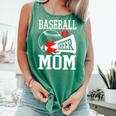 Baseball Cheer Mom Cheerleading Cheerleader Baseball Mom Comfort Colors Tank Top Violet