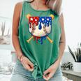 Baseball Drip American Flag Home Plate 4th Of July Patriotic Comfort Colors Tank Top Violet Baseball Drip American Flag Home Plate 4th Of July Patriotic Comfort Colors Tank Top Violet