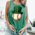 Baseball Leprechaun Hat Saint Patrick Retro Comfort Colors Tank Top Violet