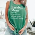 Baseball Mom Definition Sarcastic Sports Comfort Colors Tank Top Violet