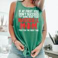 What Your Baseball Mom Told You The First Time Baseball Comfort Colors Tank Top Violet