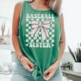 Baseball Sister Comfort Colors Tank Top Violet