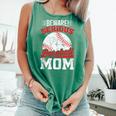 Beware Serious Baseball Mom Game Cheerleading Family Comfort Colors Tank Top Violet