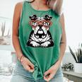 Bulldog Mascot Sports Fan Football Basketball Baseball Comfort Colors Tank Top Violet Bulldog Mascot Sports Fan Football Basketball Baseball Comfort Colors Tank Top Violet