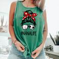 Classy Nana Life Soccer Messy Bun Baseball Mother's Day Comfort Colors Tank Top Violet Classy Nana Life Soccer Messy Bun Baseball Mother's Day Comfort Colors Tank Top Violet