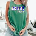 Custom Hustle Tball Tee Ball Womens Baseball Mom Comfort Colors Tank Top Violet