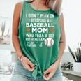 I Didn't Plan On Becoming a Baseball Mom Mother's Day Comfort Colors Tank Top Violet I Didn't Plan On Becoming a Baseball Mom Mother's Day Comfort Colors Tank Top Violet