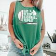 Eat Sleep Baseball Repeat Baseball Player Men Boys Comfort Colors Tank Top Violet Eat Sleep Baseball Repeat Baseball Player Men Boys Comfort Colors Tank Top Violet