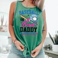 Gender Reveal Baseball Or Bows Daddy Loves You Comfort Colors Tank Top Violet