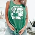 Might As Well Go Win The Whole Thing Baseball Apparel Comfort Colors Tank Top Violet Might As Well Go Win The Whole Thing Baseball Apparel Comfort Colors Tank Top Violet