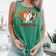 Happy Valentines Day Shirt Boys Basketball Baseball Football Comfort Colors Tank Top Violet