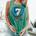 Ice Cream Baseball Glove 7th Birthday Edition Comfort Colors Tank Top Violet Ice Cream Baseball Glove 7th Birthday Edition Comfort Colors Tank Top Violet