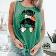 Ireland Baseball Mom Messy Bun Irish Baseball Girl Comfort Colors Tank Top Violet Ireland Baseball Mom Messy Bun Irish Baseball Girl Comfort Colors Tank Top Violet