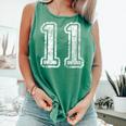 Jersey Number 11 T-Shirt Football Eleven Number Baseball Mom Comfort Colors Tank Top Violet