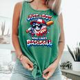 Just A Boy Who Loves Baseball Patriotic Drip For Youth Boys Comfort Colors Tank Top Violet Just A Boy Who Loves Baseball Patriotic Drip For Youth Boys Comfort Colors Tank Top Violet