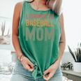 Loudmouth Baseball Mom Sports Cute Text Premium Comfort Colors Tank Top Violet