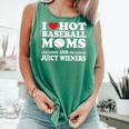 I Love Hot Baseball Mom Wieners Comfort Colors Tank Top Violet I Love Hot Baseball Mom Wieners Comfort Colors Tank Top Violet