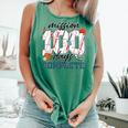 Mission 100 Days Complete Baseball 100th Day Of School Boys Comfort Colors Tank Top Violet