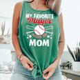 Mother's Day Baseball Mom Comfort Colors Tank Top Violet Mother's Day Baseball Mom Comfort Colors Tank Top Violet