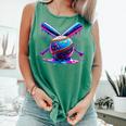 Neon Dripping Baseball And Bats Colorful Sports Art Comfort Colors Tank Top Violet Neon Dripping Baseball And Bats Colorful Sports Art Comfort Colors Tank Top Violet