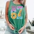 Six Seven Drip Baseball Player Number 67 Or 67th Birthday Comfort Colors Tank Top Violet