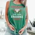 Somebody’s Loud Mouth Baseball Mom Comfort Colors Tank Top Violet