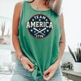 Team America 1776 4th Of July Patriotic Baseball Comfort Colors Tank Top Violet Team America 1776 4th Of July Patriotic Baseball Comfort Colors Tank Top Violet