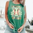 Women Kids Baseball Game Day Vibes Smile Baseball Mom Comfort Colors Tank Top Violet Women Kids Baseball Game Day Vibes Smile Baseball Mom Comfort Colors Tank Top Violet