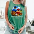 Women's Father Son Baseball Father's Day Comfort Colors Tank Top Violet Women's Father Son Baseball Father's Day Comfort Colors Tank Top Violet