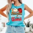 100 Days Of School Baseball Player Sports Game Teacher Kid Comfort Colors Tank Top Light Green