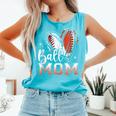 Ball Mom Football Baseball Mom Comfort Colors Tank Top Light Green Ball Mom Football Baseball Mom Comfort Colors Tank Top Light Green
