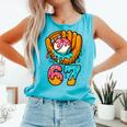 Baseball 67 Ice Cream Drip 67 Six Seven Meme 67th Birthday Comfort Colors Tank Top Light Green