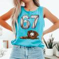Baseball 67 Six Seven Meme 6-7 Drip Baseball Boys Men Comfort Colors Tank Top Light Green