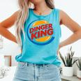 Baseball Dinger King Logo For Home Run Players And Fan Comfort Colors Tank Top Light Green Baseball Dinger King Logo For Home Run Players And Fan Comfort Colors Tank Top Light Green