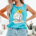 Baseball Drip Ice Cream Crown Melt Graphic Comfort Colors Tank Top Light Green