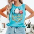Baseball Lifestyle Baseball Lover Player Baseballer Comfort Colors Tank Top Light Green